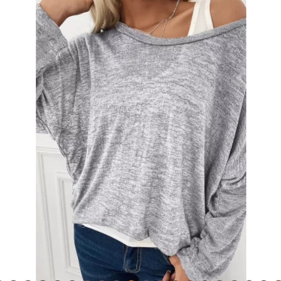 🍭New boutique loose crewmeck top - Picture 7 of 11